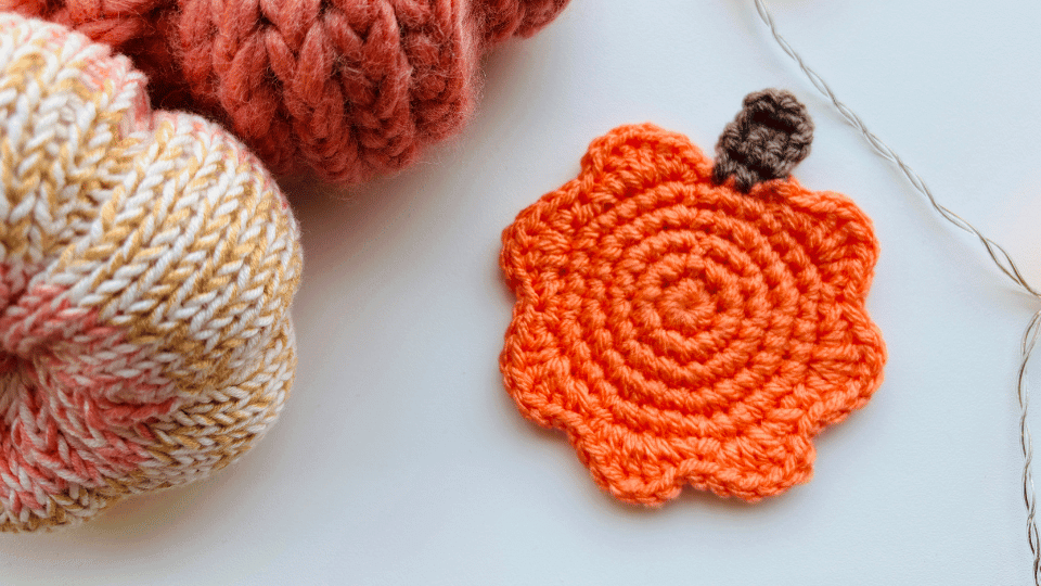 Flat Crocheted Pumpkin