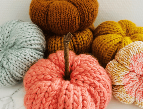 Free pattern: knitted pumpkin