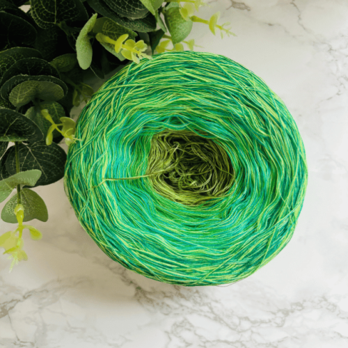 Frogging Lucky - Thin Cake Yarn