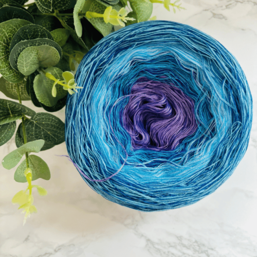 Jellyfish ocean - Thin Cake Yarn