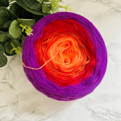 Sunset paradise - Thin Cake Yarn