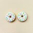 breipuntbeschermers Donuts Wit