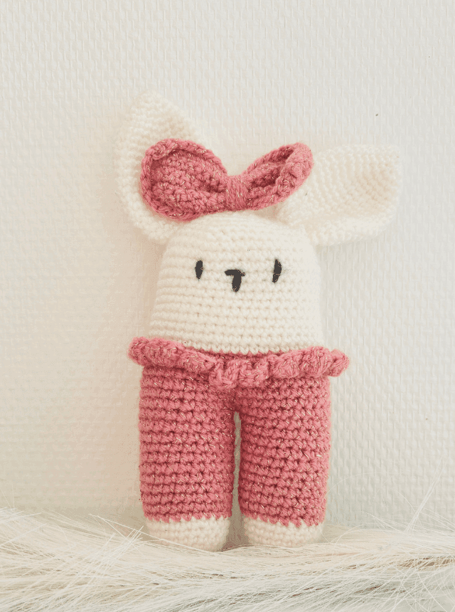 konijntje tweepoot roze