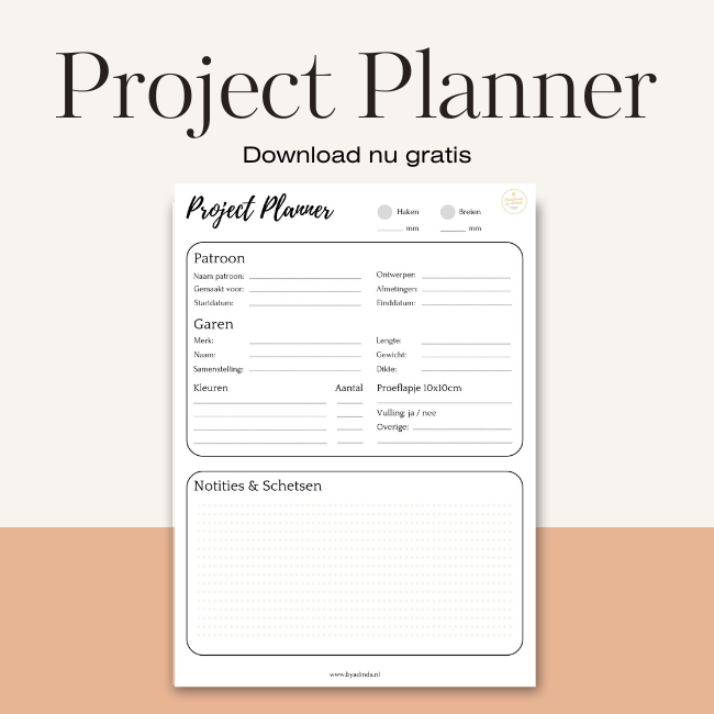 Project Planner Zwart Wit
