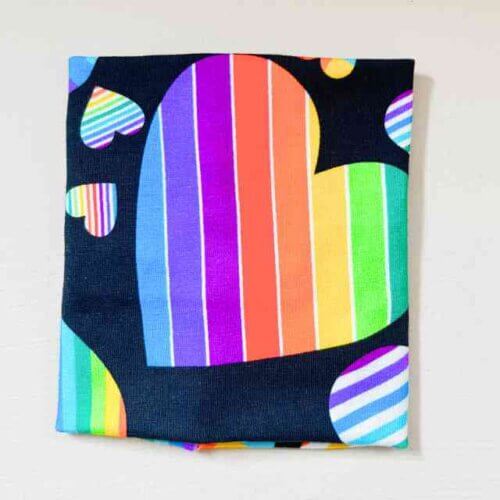 regenboog harten - garensok