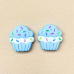 Breipuntbeschermer cupcake blauw
