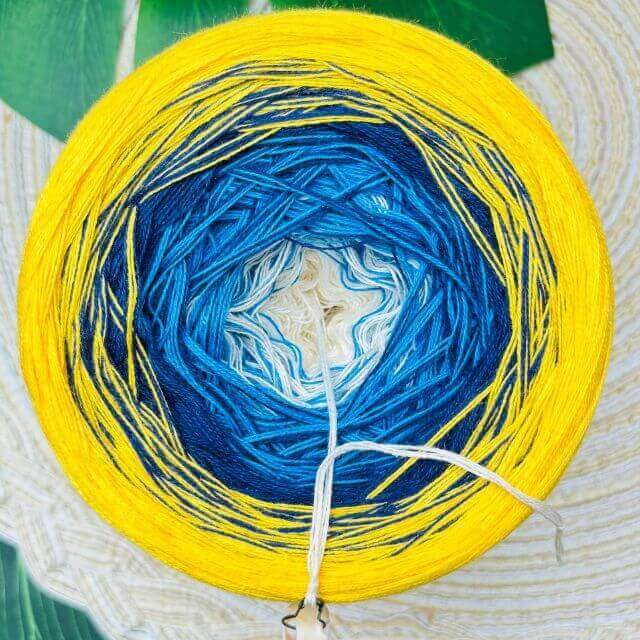 Ocean Fishing Yarn Cake